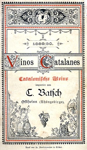 Weinkatalog von C.Batsch